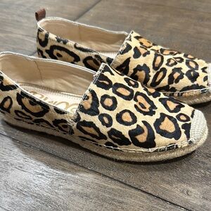 Sam Edelman Leopard Print Espadrilles